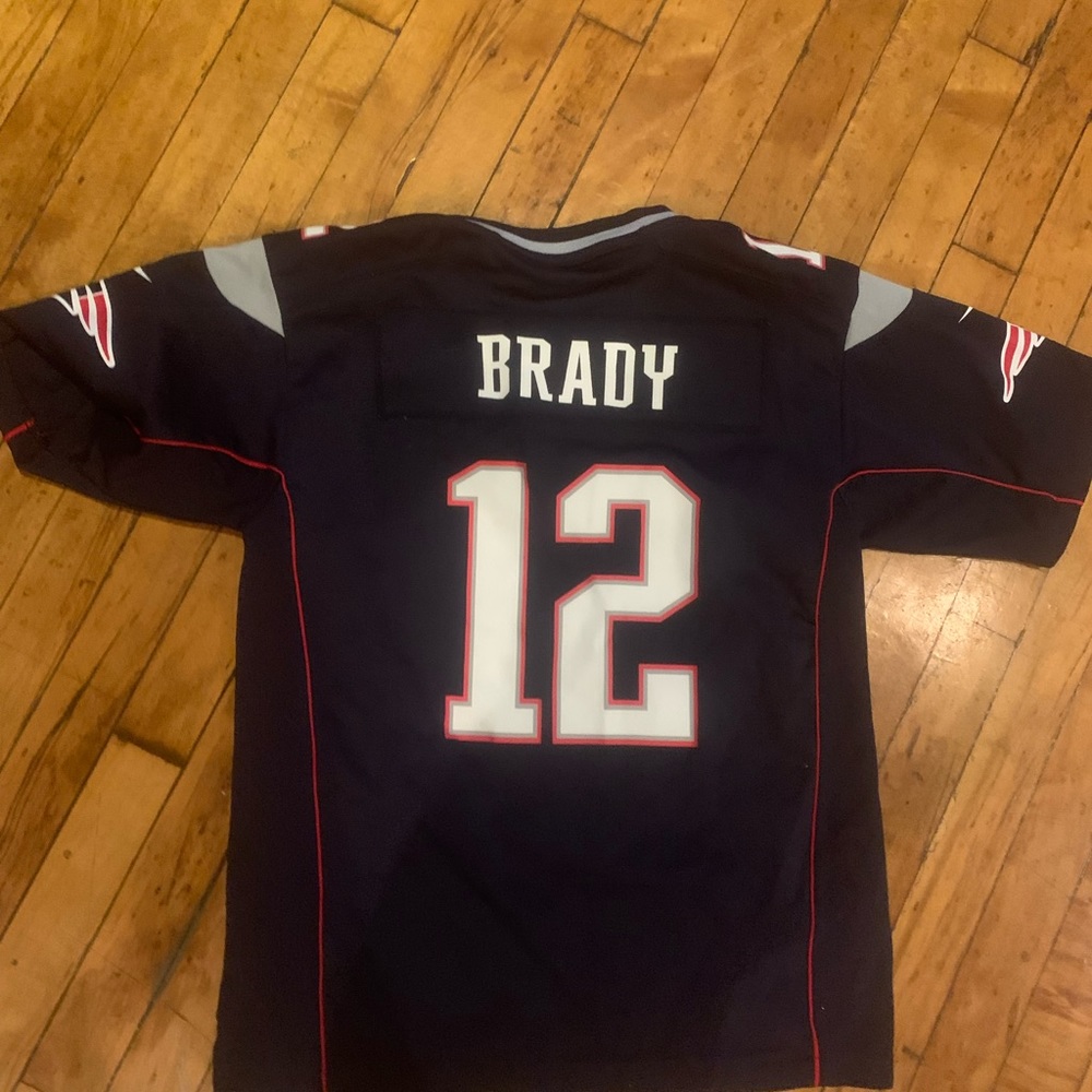 Youth Large New England Patriots Brady Jersey